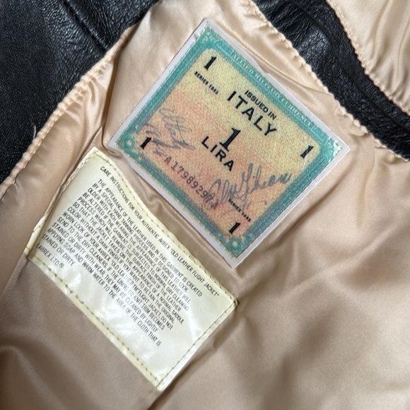 Avirex A2 vintage leather bomber jacket Mens XL . “Cleaner cleaned”.. - Picture 16 of 16